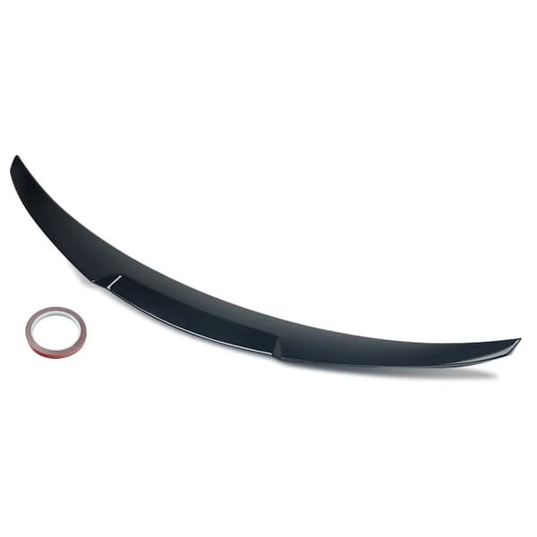 Bagspoiler, M4 stil, ABS-plastik,glans sort