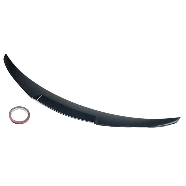 Bagspoiler, M4 stil, ABS-plastik,glans sort