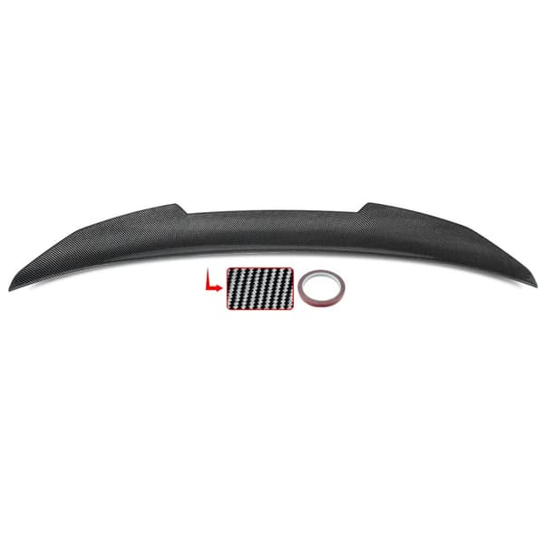 Bagspoiler, Duckbill PSM stil, passer til BMW 4 Series G22 Coupe 2021-2024,Kulfiberlook