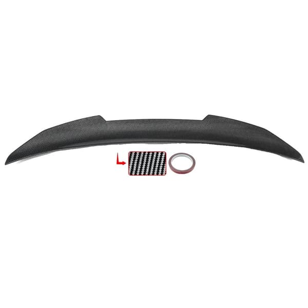 Bagspoiler, Duckbill PSM stil, passer til BMW 4 Series G22 Coupe 2021-2024,Kulfiberlook