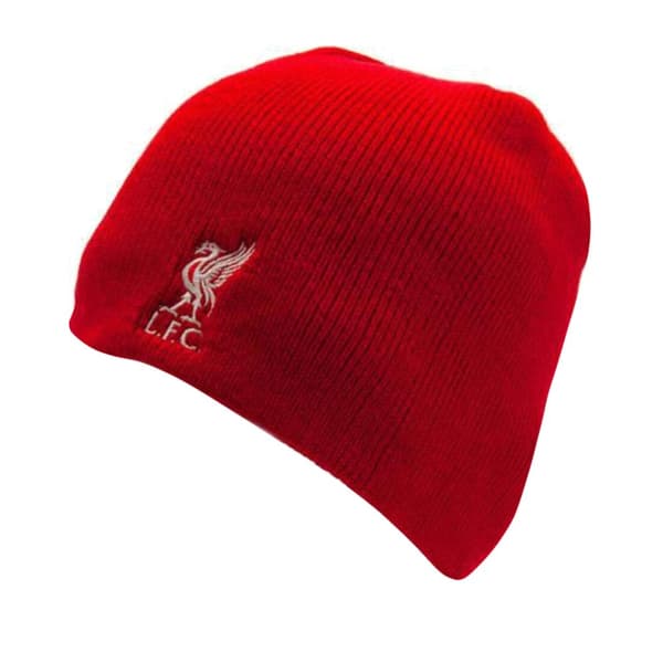 Liverpool FC Unisex Adults Knitted Hat Red One Size