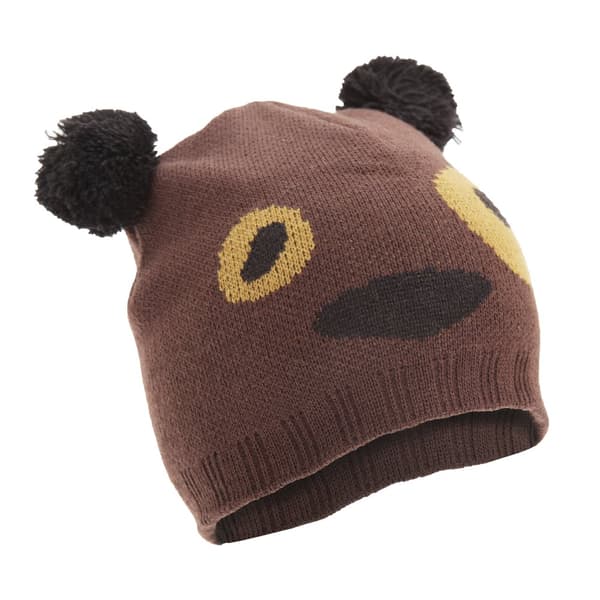 FLOSO Childrens/Kids Unisex Animal Design Winter Beanie Hat (Tiger, Panda, Bear, Dog) Dog One Size