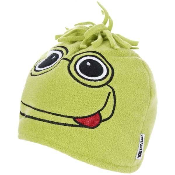 Trespass Childrens/Kids Toadey Frog Beanie Hat Wasabi 2/4 Years