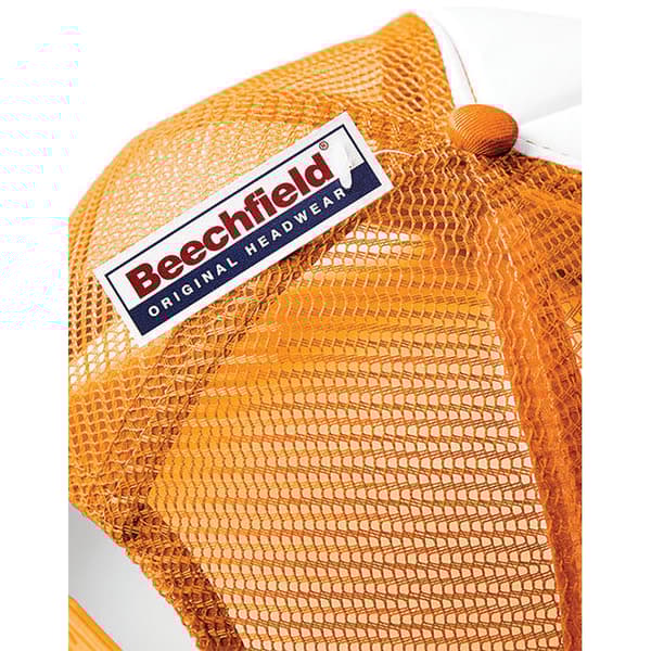 Beechfield Junior Vintage Snapback Mesh Trucker Cap / Headwear
