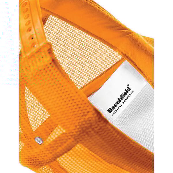 Beechfield Junior Vintage Snapback Mesh Trucker Cap / Headwear