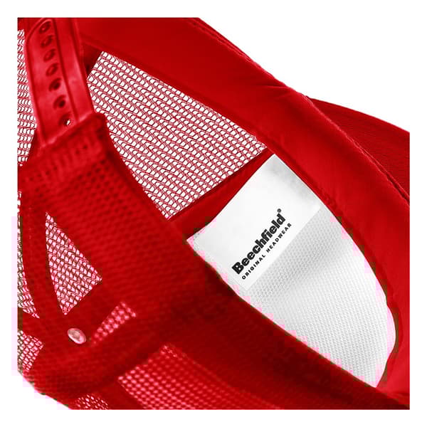 Beechfield Junior Vintage Snapback Mesh Trucker Cap / Headwear