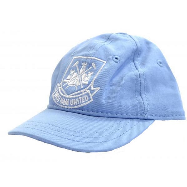 West Ham United FC Toddlers Crest Toddlers Baseball Cap Sky Blue One Size