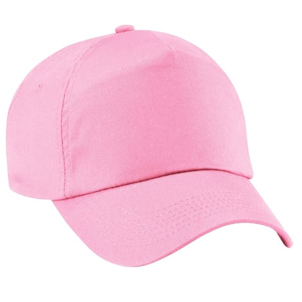 Beechfield Enkla Unisex Junior Original 5 Panel Baseball Cap Classic Pink One Size