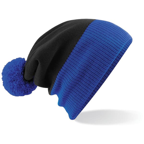 Beechfield Kids Snowstar Duo Two-Tone Winter Beanie Hat
