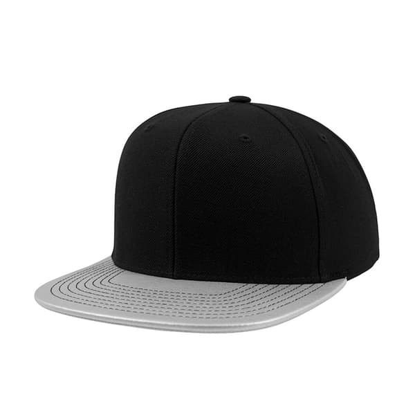 Flexfit Metallic Visor Snapback Cap (2 st.) Silver One Size
