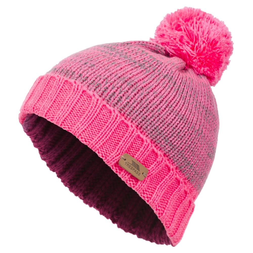Trespass Barn / barn Florrick Stickad Winter Pom Pom Hat