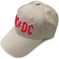 Miniatyrbild 1 av 2: AC/DC Unisex Baseball Cap: Red Logo (Sand)