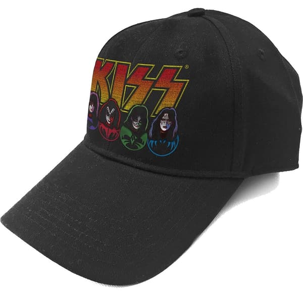 KISS Unisex Baseball Cap: Logo - Faces & Icons