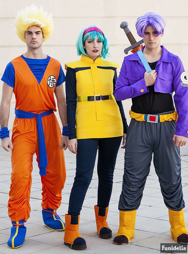 Funidelia | Bulma parykk - Dragon Ball OFFISIELL til dame ▶ Manga, Saiyaner, Tegneserie - Grønn, tilbehør til kostymer
