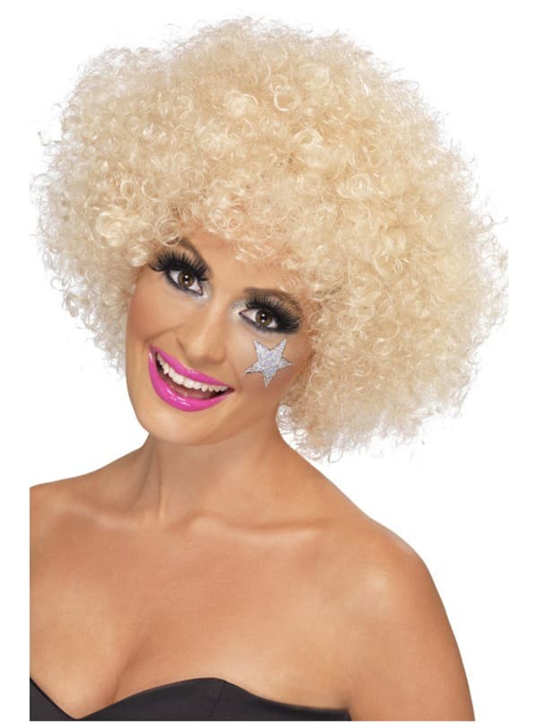 Funky blond afroparyk