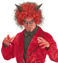 Miniatyrbilde 3 av 3: Lucifer Parykk m/ Horn Voksen