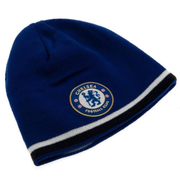 Chelsea FC Officiel voksen Unisex vendbar strikket hue