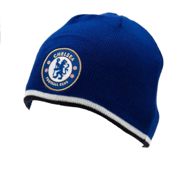 Chelsea FC Officiel voksen Unisex vendbar strikket hue
