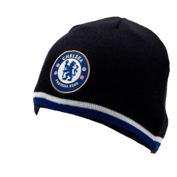 Chelsea FC Officiel voksen Unisex vendbar strikket hue