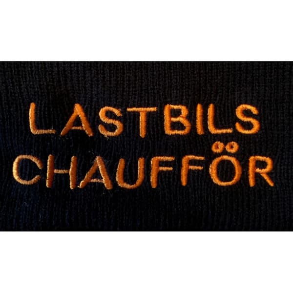 Mössa Orange Lastbil
