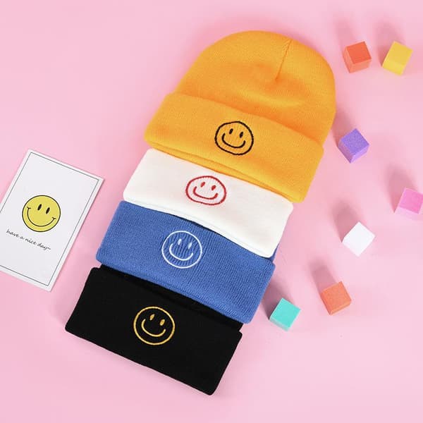 Varm tyk strikket ULL hat vinter Hip-Hop beanie flere farver