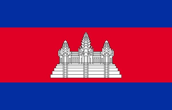 kambodja flagga