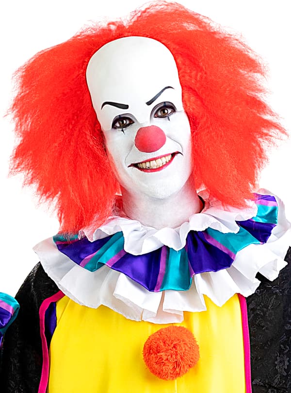 Funidelia | Pennywise Paryk– IT OFFICIELLE til kvinder og mænd ▶ Pennywise, Gyserfilm, Killer clown, Gyser, tilbehør til kostume