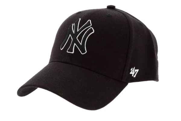 47 Brand New York Yankees MVP Cap B-MVPSP17WBP-BKC, basebollkeps, Unisex, svart, Storlek: One size