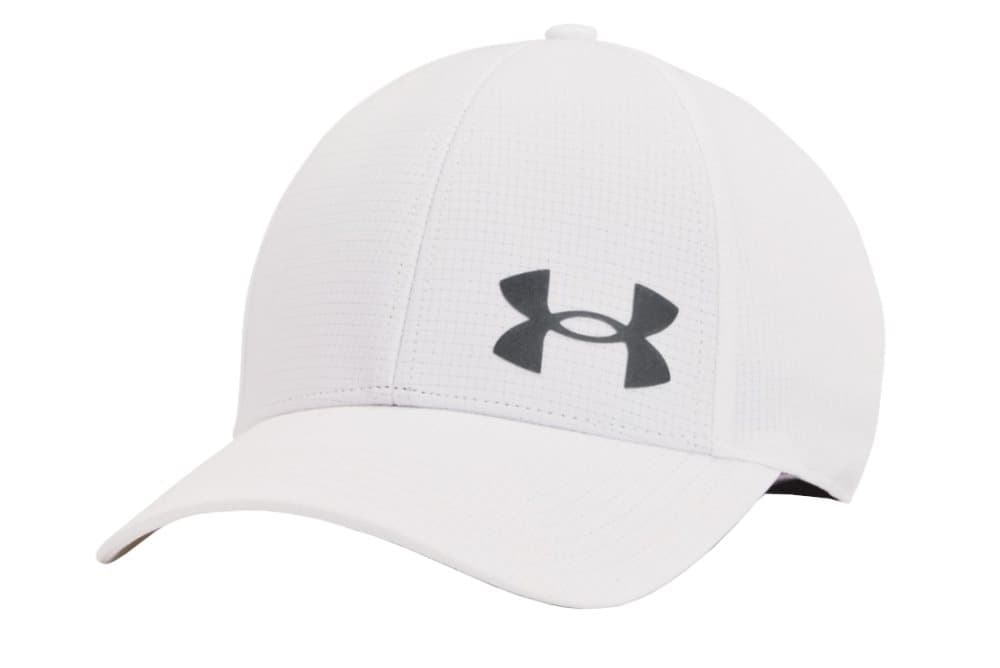 Under Armour Iso-Chill ArmourVent Cap 1361530-100, basebollkeps, Man, vit, Storlek: M/L