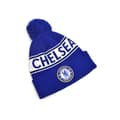 Miniatyrbild 1 av 2: Chelsea FC Unisex vuxna stickad Bobble Hat