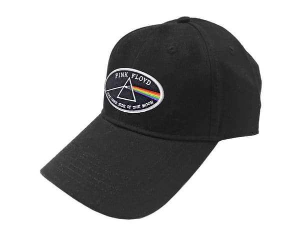 Pink Floyd Baseball Cap Dark Side Of The Moon White Border Official Strapback Taille unique