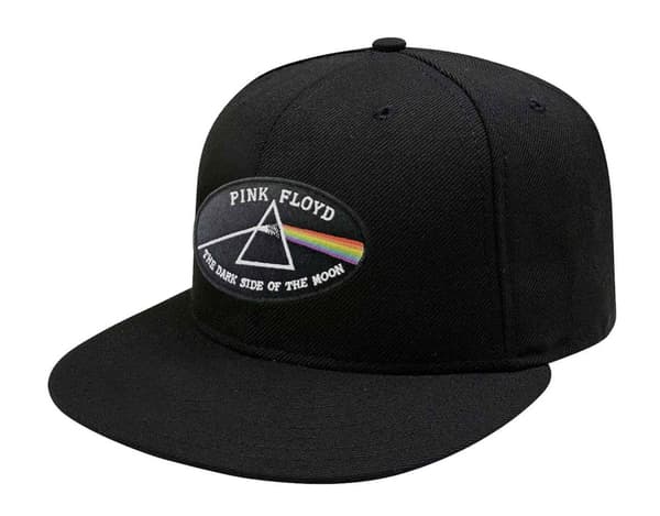 Pink Floyd Baseball cap Dark Side Of The Moon Black Border Official Snapback Taille unique