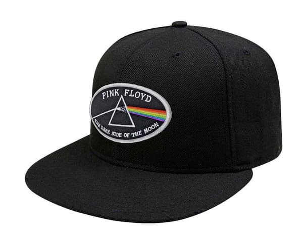 Pink Floyd Baseball Cap Dark Side Of The Moon White Border Official Snapback One Size