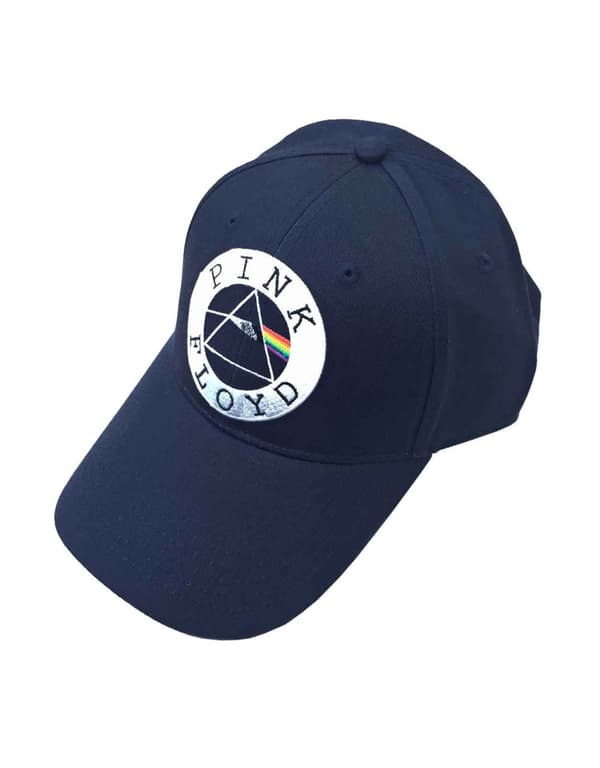 Pink Floyd Baseball Cap Circle Logo Official Navy Blue One Size