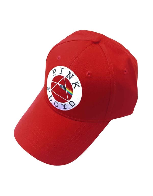 Pink Floyd Baseball Cap Circle Logo Official Red One Size