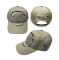 Miniatyrbild 4 av 4: Pink Floyd Baseball Cap Dark Side of the Moon Album Distressed Sand Strapback Taglia unica