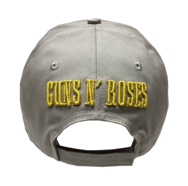 Guns N Roses Baseball Cap Circle Logo Official Grey Strapback One Size