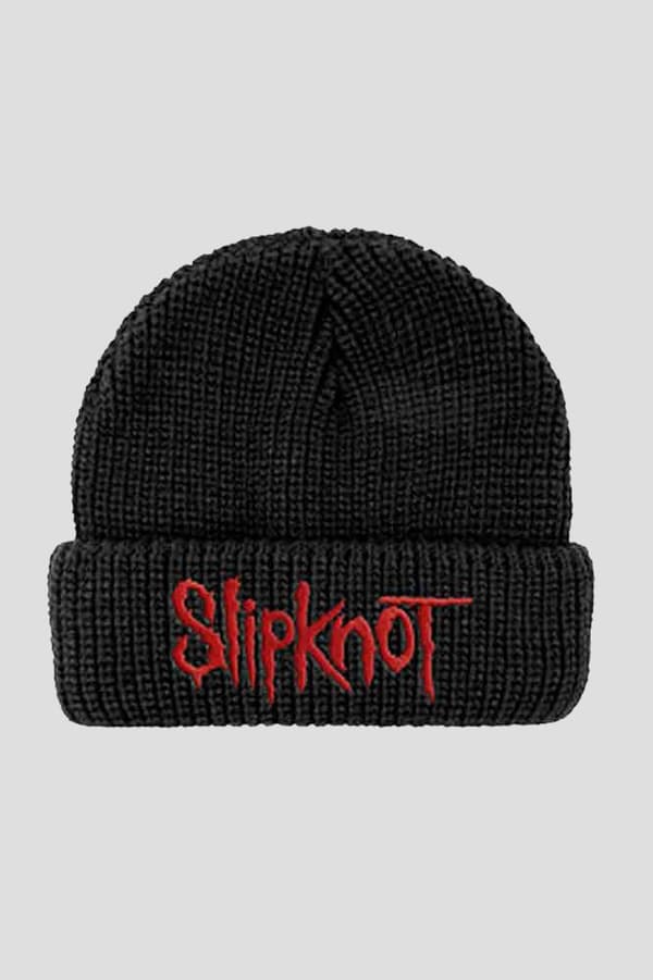 Slipknot Beanie Hat Mask Classic Band Logo Official Black One Size