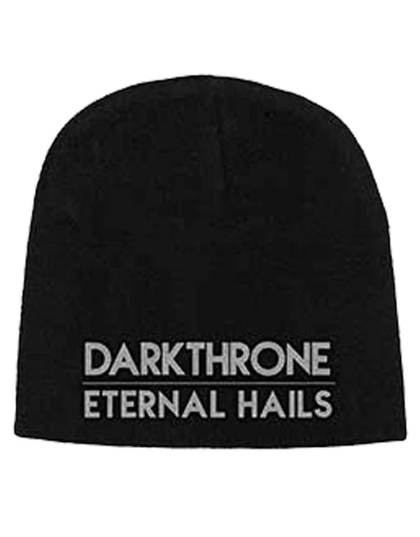 Darkthrone Beanie Hat Eternal Hails Band Logo Official Jersey Black One Size