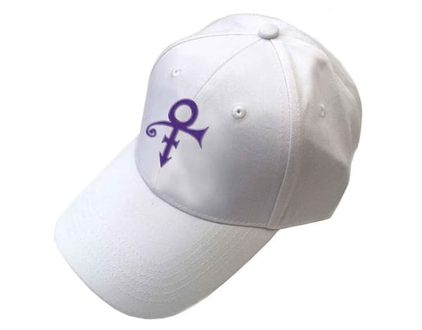 Prince Baseball Cap Purple Symbol Official White Unisex One Size