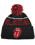 Miniatyrbild 1 av 3: Rolling Stones Bobble Beanie Hat Classic Tongue Band Logo Official Black One Size