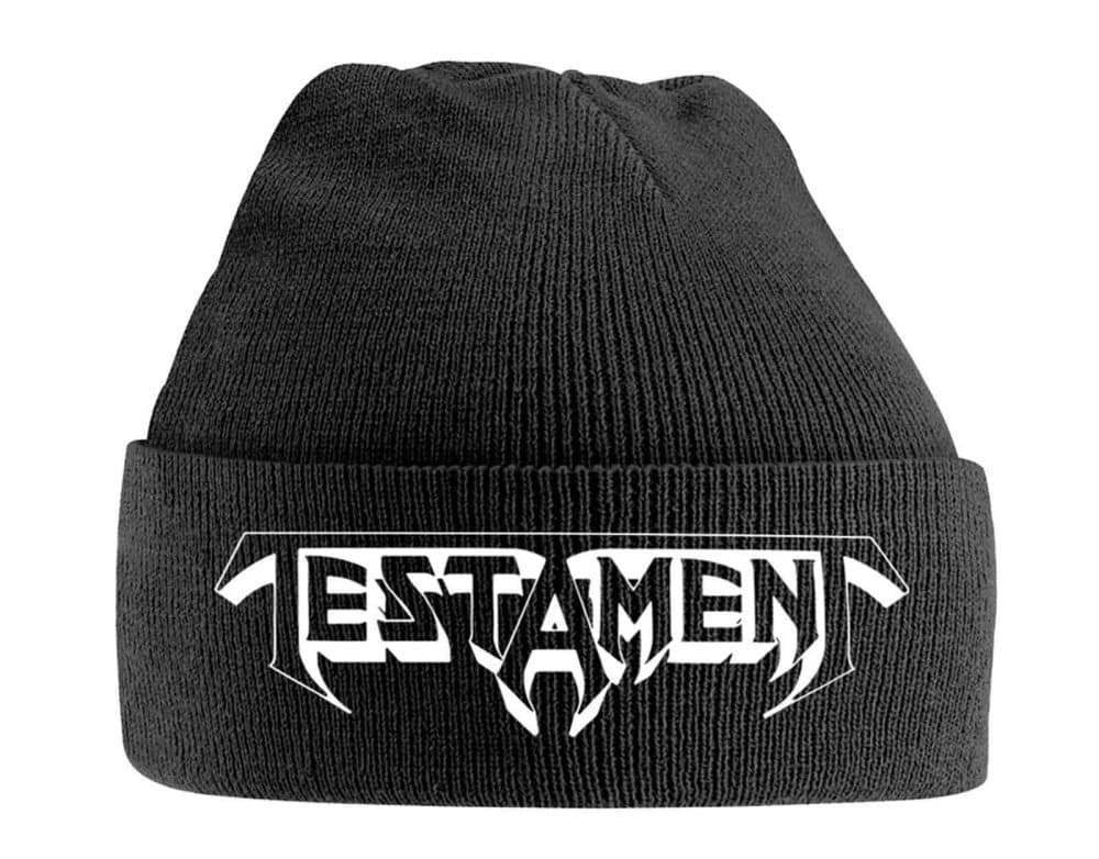 Testament Beanie Hat Band Logo Official Black One Size