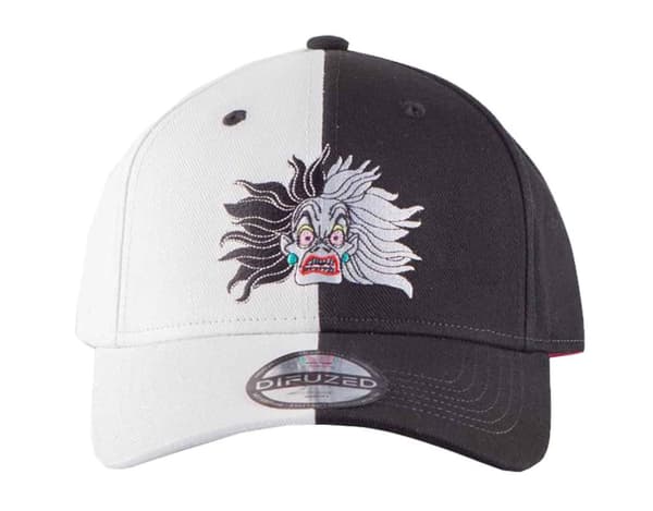 Cruela de Vil Baseball Cap 101 Dalmatians Official Disney Strapback One Size