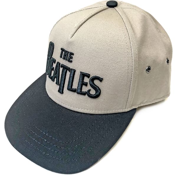 The Beatles Baseball Cap Drop T Classic Band Logo Official Sand Snapback Taglia unica