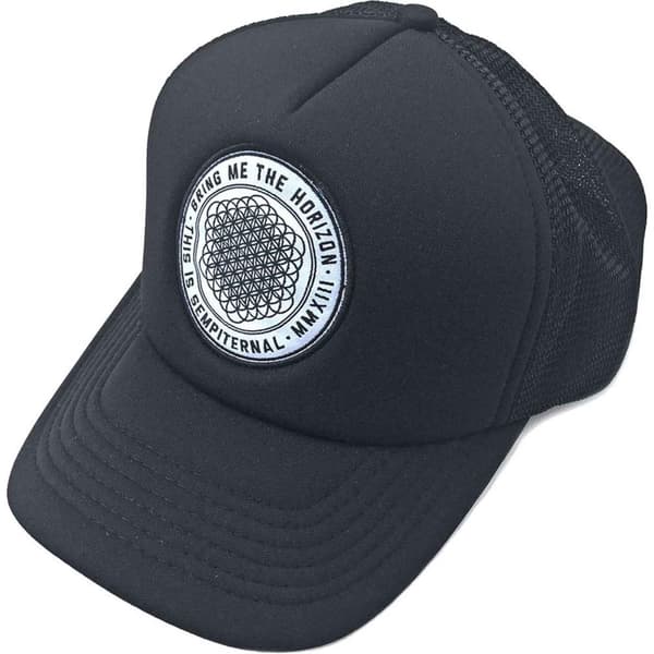 Bring Me The Horizon Baseball Cap Sempiternal Official Black Mesh Trucker One Size