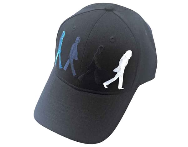 The Beatles Baseball Cap Abbey Road Figures Official Black Strapback One Size