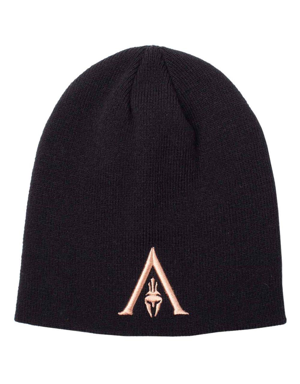 Assassins Creed Odyssey Beanie Hat Helmet Logo Official Black One Size