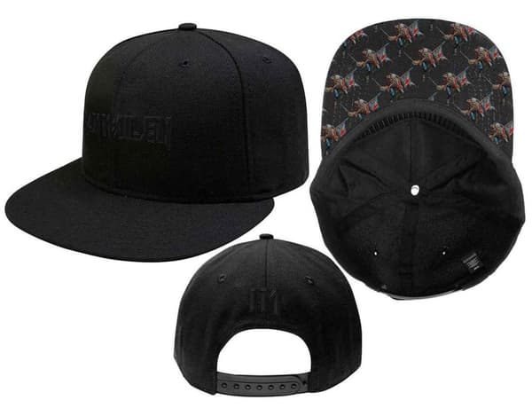 Iron Maiden Baseball Cap Band Logo Trooper Brim Official Black snapback One Size