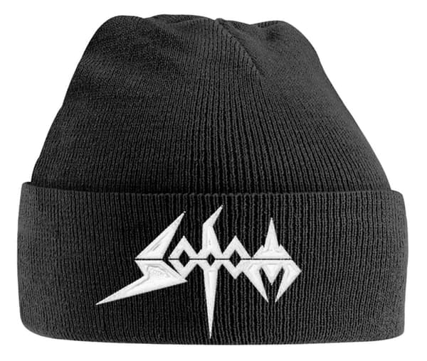 Sodom Beanie Hat Band Logo Official Black One Size