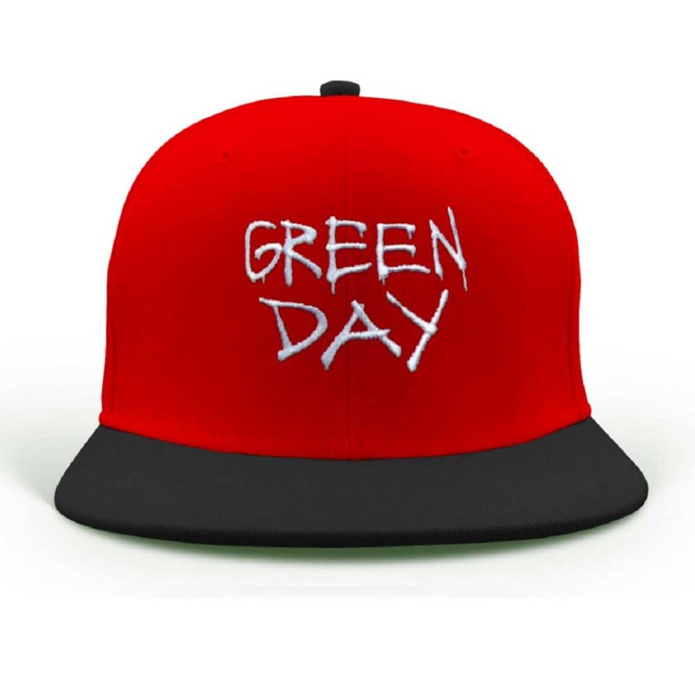 Green Day Baseball Cap Revolution Radio band Logo Official Red snapback One Size